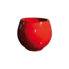 Pot Bahia coquelicot H 31 x Ø 25 cm