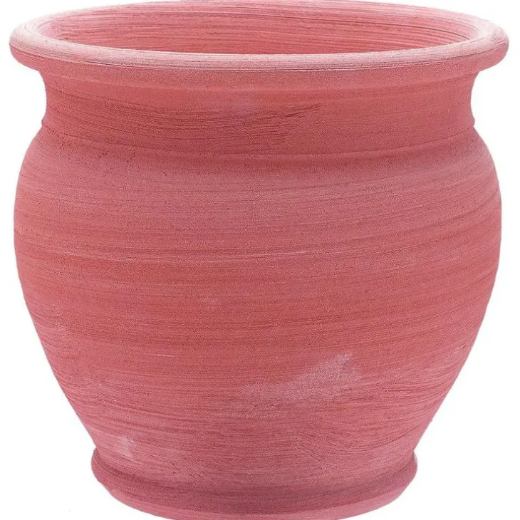 Pot Basic Umbria en terre cuite coloris clair. Ø 25 x 25 cm