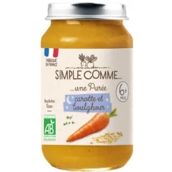 Pot bonne nuit - carotte boulghour bio Simple Comme - 190g