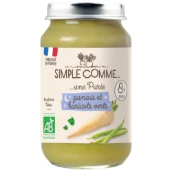 Pot bonne nuit - panais haricot vert bio Simple Comme - 200g