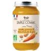 Pot carotte sauté de porc bio Simple Comme - 200g
