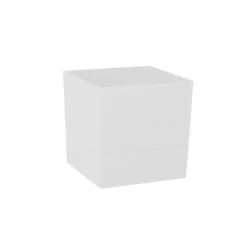 Pot carré Aquaduo blanc ivoire 4,5 L