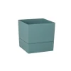 Pot carré Aquaduo vert eucalyptus 1,8 L