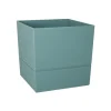 Pot carré Aquaduo vert eucalyptus 9 L