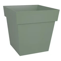 Pot carré vert laurier Eda Toscane - 39 x 39 x 39 cm