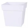 Pot carre Toscane Blanc L32 x l32 x H32