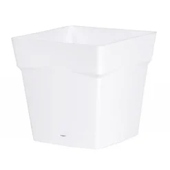 Pot carre Toscane Blanc L24,8 x l24,8 x H24