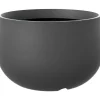 Pot coloris noir 100% recyclé Acaya - Ø 130 cm