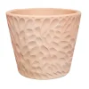 Pot conique en terre cuite coloris beige Poterie du Bousquet Artisan - Ø 45 x H 38 cm