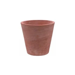 Pot conique Moderne de 8 L en terre cuite Ø 25 x 23 cm