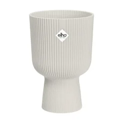 Pot coupe blanc soie Elho vibes fold - Ø 14 cm