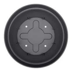 Pot coupe en plastique gris anthracite Elho Vibia - Ø 34 cm