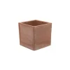 Pot cube Moderne de 12 L en terre cuite 23 x 23 x 23 cm