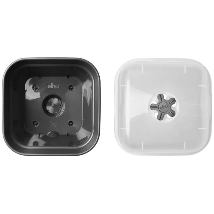 Pot de culture coloris Living noir Elho Green basics - ø 25 cm