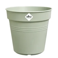 Pot de culture en polypropylène vert pierre Elho Green basics - Ø 30 x H 27,7 cm