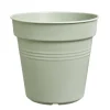 Pot de culture en polypropylène vert pierre Elho Green basics - Ø 21 x H 19,3 cm