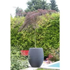 Pot Egg Graphit Anthracite - D.50 x H60