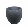 Pot egg Graphit blanc Anthracite D50 x H45