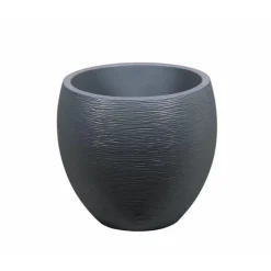 Pot egg Graphit blanc Anthracite D50 x H45