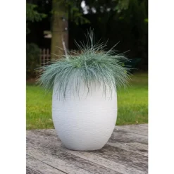 Pot Egg Graphit blanc cérusé - D.50 x H60