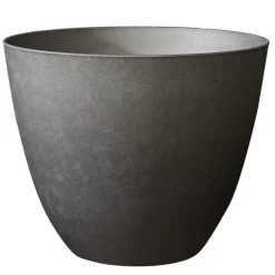 Pot en matière recyclée coloris gris ardoise Poetic Elément conique 40 L - Ø 39,1 x H 32 cm