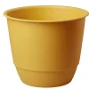 Pot en matière recyclée coloris jaune curcuma Poetic Joy 40 - Ø 38,6 x H 31,2 cm