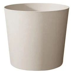 Pot en matière recyclée Poetic Element Conique calcaire - Ø 58 x H 49 cm