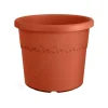 Pot en plastique recyclé Terra Elho Algarve Cilindro - Ø 29,2 x H 24,6 cm