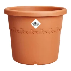 Pot en plastique recyclé Terra Elho Algarve Cilindro - Ø 58 x H 48 cm