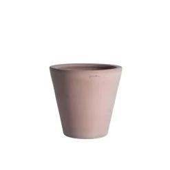 Pot en terre claire rose Poterie Goicoechea Cuvier contemporain - Ø 72 x H 72 cm