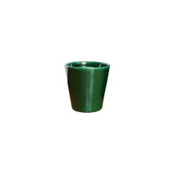 Pot en terre émaillée vert Jade Les Poteries d’Albi Odyssée - Ø 23 x H 21 cm