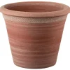 Pot Fascia Impruneta en terre cuite Anticomestiere Garden - Ø 30 x 25 cm