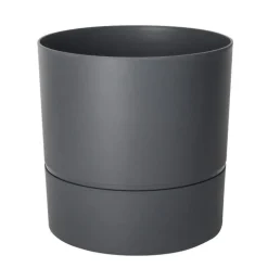 Pot gris anthracite Eda Aquaduo - Ø 28,5 x H 28,5 cm