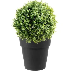 Pot horticole en acier peint anthracite Ø 27 x H 24 cm