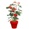 Pot horticole en terre cuite émaillée Rouge – D25 x H23