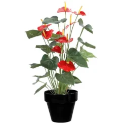 Pot horticole en terre cuite émaillée Noir – D25 x H23