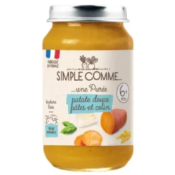Pot patate douce polenta colin bio Simple Comme - 190g