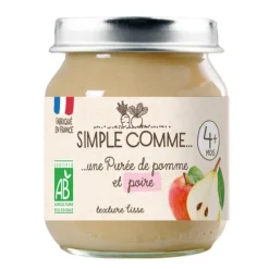 Pot pomme poire bio Simple Comme - 125g