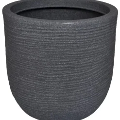 Pot rond Granit gris Ø 45 x 43 cm de 55 L