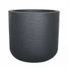 Pot rond gris anthracite Eda Graphit Up - Ø 38,5 x 36,8 cm