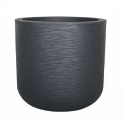 Pot rond gris anthracite Eda Graphit Up - Ø 38,5 x 36,8 cm