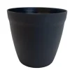 Pot rond lilo Poetic botanic® coloris gris en plastique recyclé 3,9 L - Ø 20 cm