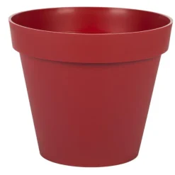 Pot Toscane Rouge rubis Ø.25 x H.20 cm