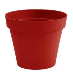 Pot Toscane Rouge rubis Ø.20 x H.17 cm