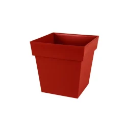 Pot Toscane Rouge rubis L.39x39 x H.39 cm 38 litres