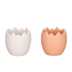 Pot œuf coloris blanc dolomite - Ø 8 cm
