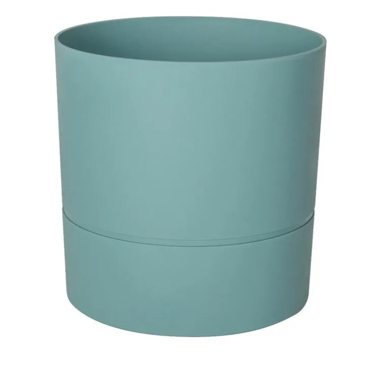 Pot vert eucalyptus Eda Aquaduo - Ø 28,5 x H 28,5 cm