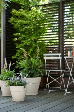 Pot Vibia Campana rond Elho - Ø 20 x 16,8 cm