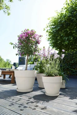 Pot Vibia Campana rond Elho - Ø 20 x 16,8 cm