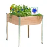 Potager carré en bois sur pieds Mon Petit Potager gamme Design petit modèle - 65 x 60 x 80 cm